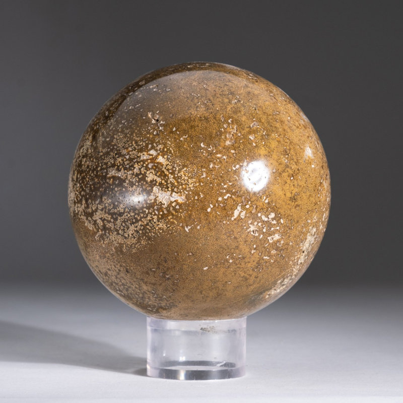 Genuine Polished Ocean Jasper Sphere (3.8 Lbs)