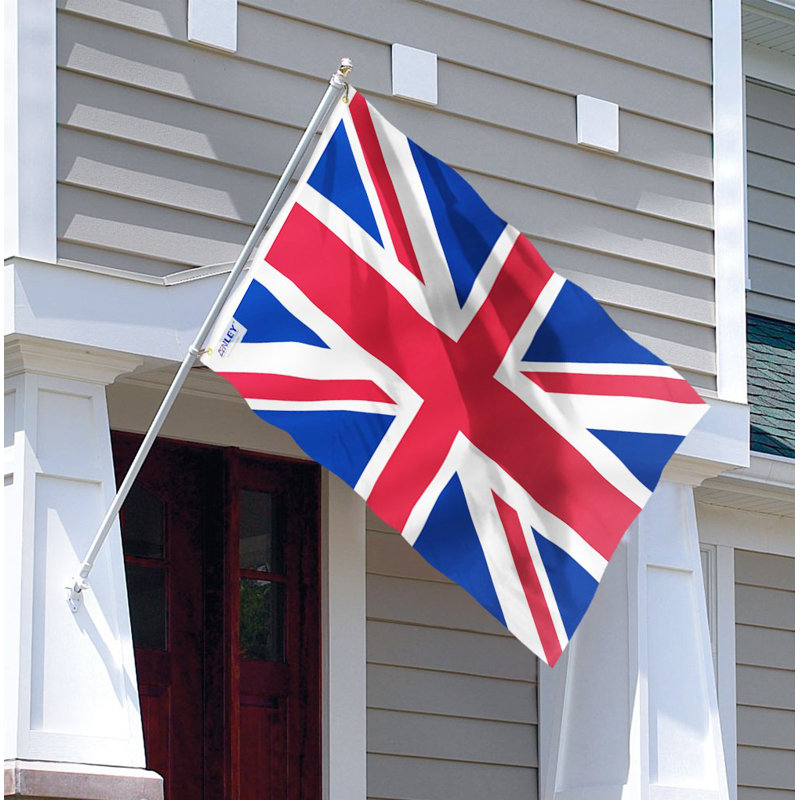 Drapeau du Royaume-Uni drapeau de maison en polyester 36 x 60 po