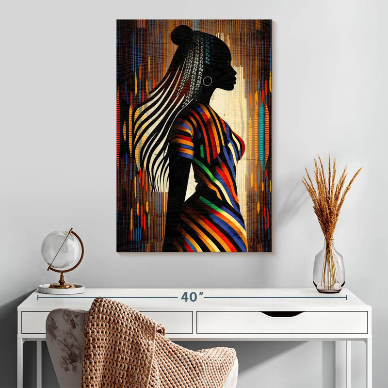 Leisha African Stripes, 30" H x 20" W