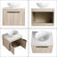 Meuble-lavabo simple avec plateau 23,6 Mervine