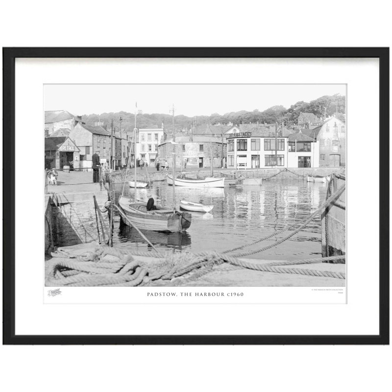 Padstow, The Harbour C1960 - Single Picture Frame Print, 45cm H x 60cm W x 2.3cm D