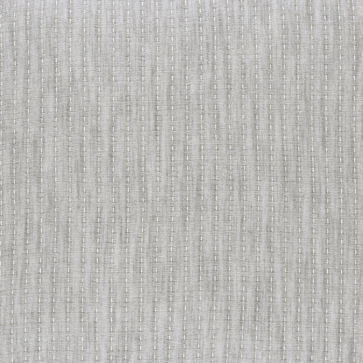 Pick Stitch Cotton Shams, Standard, Gray
