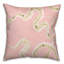  Housse et insert de coussin carré rose en forme de serpent-1365814985