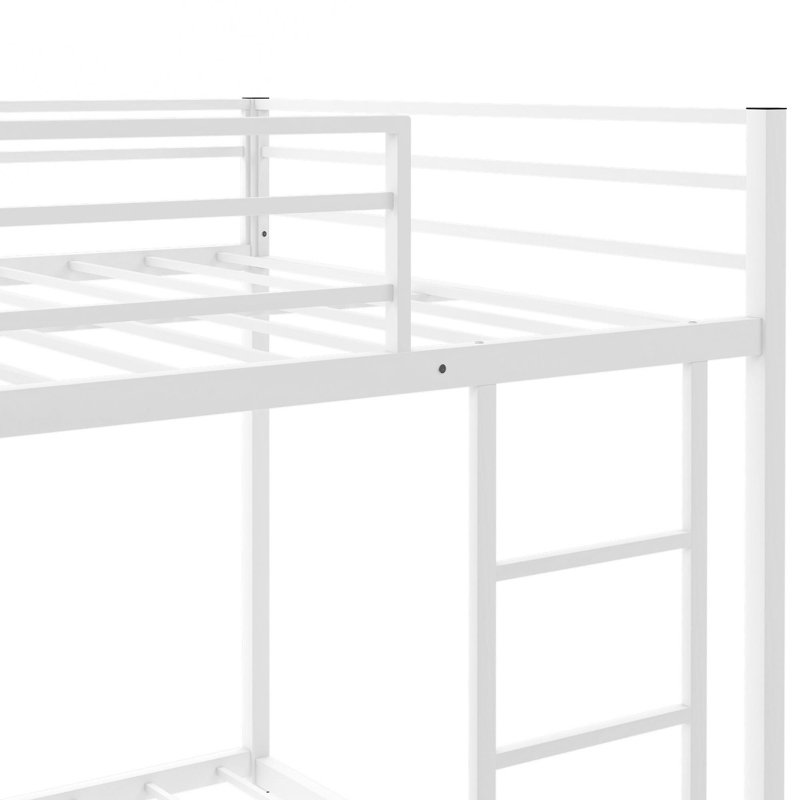 Lit superposé Orth Orth par Isabelle & Max ™, Double sur double, Blanc
