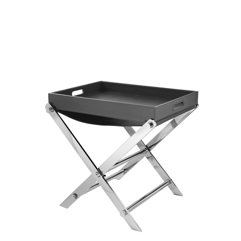 Monza Tray Top Cross Legs End Table