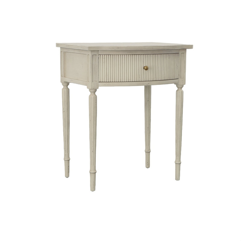 Magdalin Solid Wood End Table