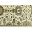 Tapis oriental crème en laine noué à la main 4 pi x 6 pi de style oriental