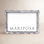 Metal Single Picture Frame Set in Silver