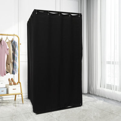 39.37*39.37*78.74In Freestanding Portable Clothing Store Fitting Dressing Room