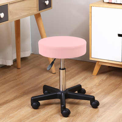 Adjustable Height Ergonomic Stool with Removable Casters/Wheels