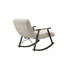 Chaise berçante pliante rembourrée, chaise longue berçante réglable à haut dossier et repose-pieds-523897932