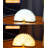 Folding Accordion Lamp, Portable Wooden Desk Lamp Creative LED Paper Lantern