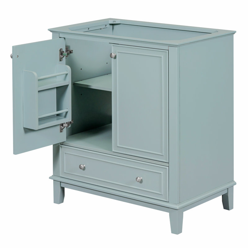 29.5'' Single Bathroom Vanity Base Only, Blue