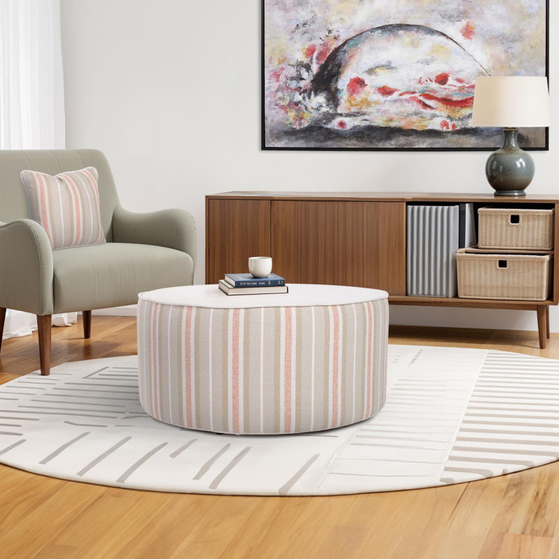Indoor/Outdoor Universal Round Ottoman Dune Terra, Terra