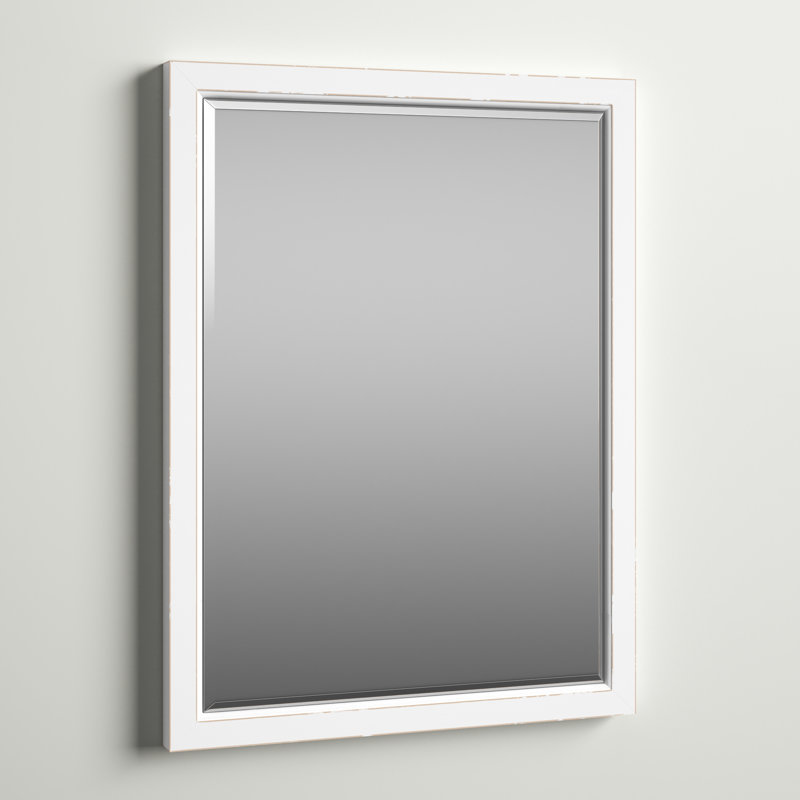 Herbst Flat Mirror, 24" x 18", White