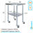 Stainless Steel Table With Wheels-121517486