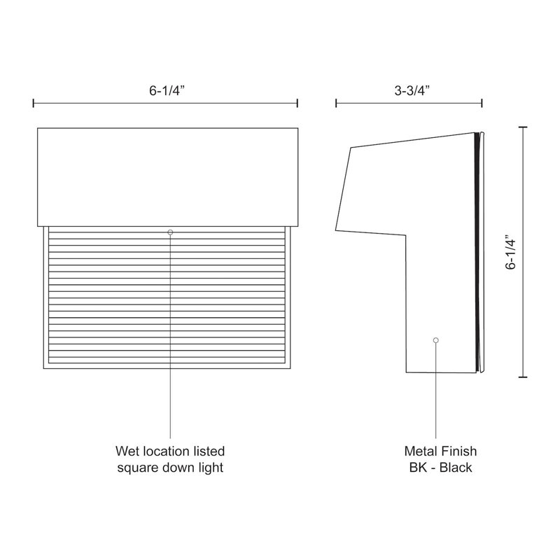 Byron LED Outdoor Flush Mount