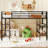 Twin Size Low Loft Bed with Storage Shelves Ladder Full-length Guardrails, Black