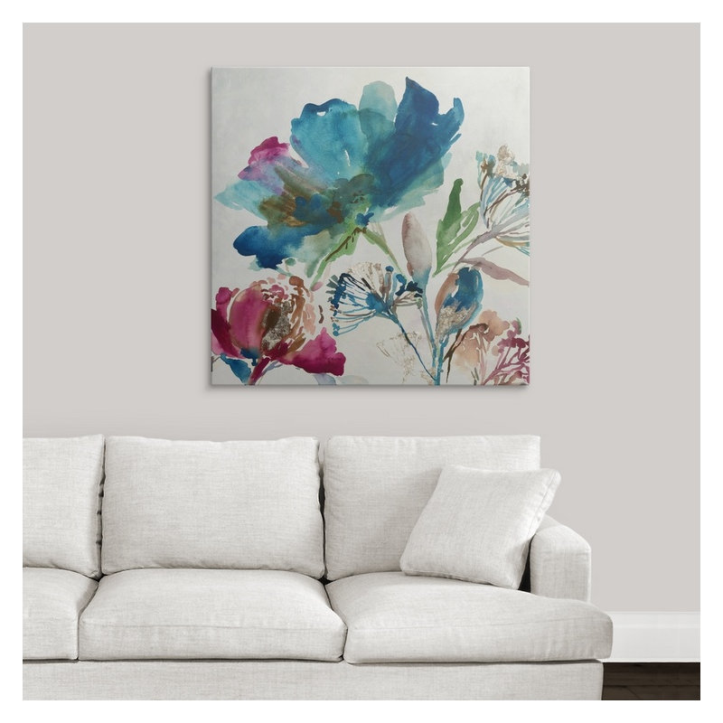 « ii » asia jensen, reproduction d’art Blossoming, H 35 po x l 35 po x P 1,5 po, Toile