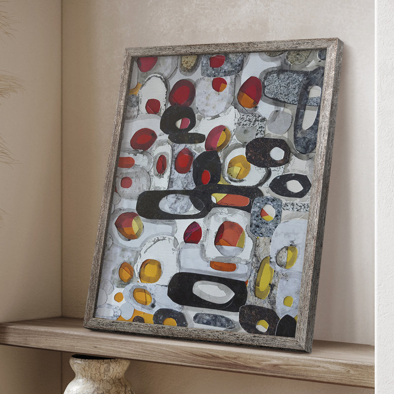Fruit Collage I Framed Print - Solid Wood, 15" H x 12" W