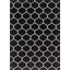 Tapis noir à motif géométrique Bruges-167758283