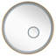 Radiance Round Lighted Framed Mirror-195250901