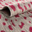 Tapis de safari d'extérieur rose et gris-1476171005