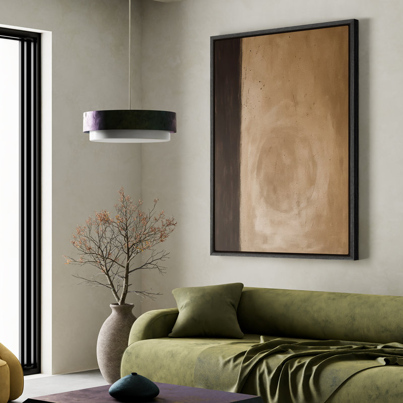Art mural encadré, impressions murales abstraites rétro pour chambre à coucher , H 24 po x l 16 po, Noir