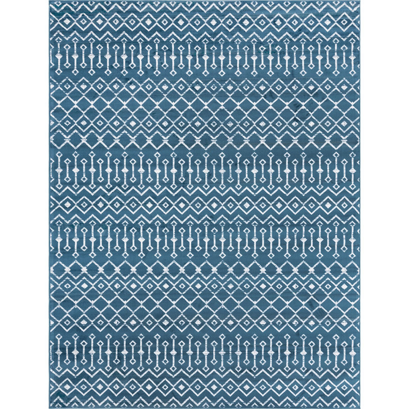 Aemtenan Abstract Indoor Rug, Rectangle 9' x 12'