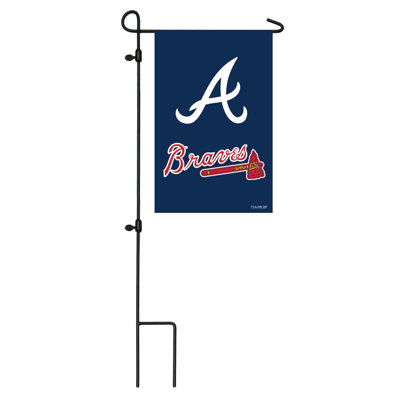 MLB Double Sided 18 in. H x 12.5 in. W Polyester Garden flag