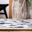 Tapis bleu marine / ivoire touffeté à la main Ezmerelda-1732766389