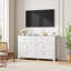 Commode blanche à 7 tiroirs de 7 po de largeur, commode en bois moderne avec tiroirs profonds-994530215