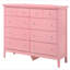 Charmante commode décontractée rose-2118691050