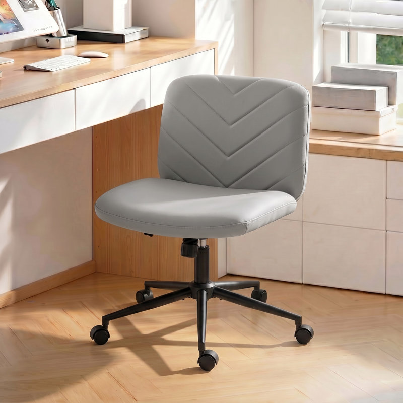 HOMCOM Office Chair, Grey, Black