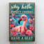Flamingo Why Hello Sweet Cheeks 2 - 1 Piece Rectan " Flamingo Why Hello Sweet Cheeks 2 - 1 Piece Rectangle Graphic Art Print On Wrapped Canvas "-89253034