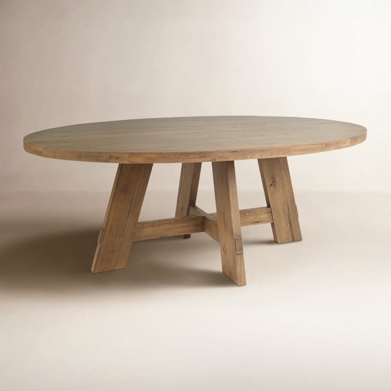 Hillsville 80" W Oval Dining Table