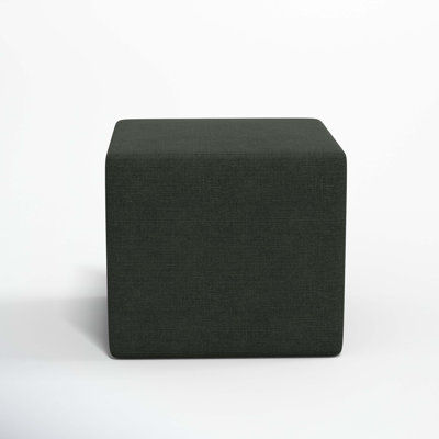 21" Linen Upholstered Ottoman
