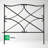 24'' H x 24'' W Black Metal Fencing with 5 Panels(s) Included