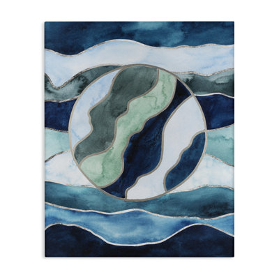 Art mural sur toile, impression de cercle vitrail par Joris Hoefnagel