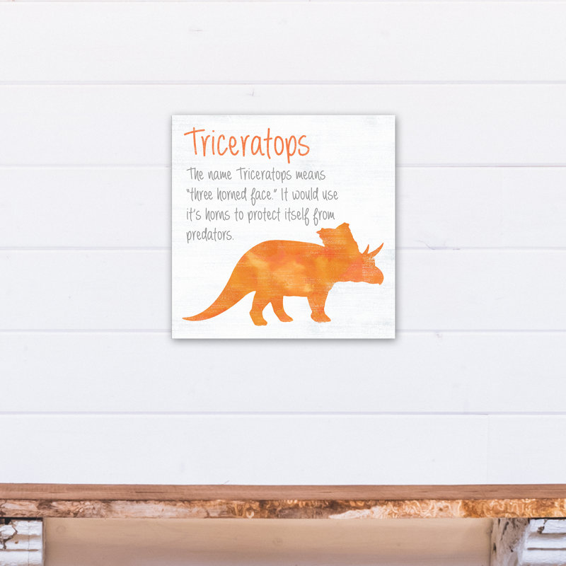 Art sur toile tricératops facts Mcallier