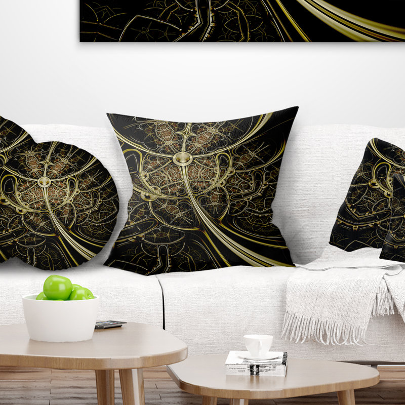 Abstract Throw Pillow, 16" x 16", Throw Pillow