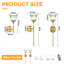 Applique murale à piles avec télécommande, appliques murales rechargeables sans fil dorées, lumière à intensité variable RVB (ensemble de 2)-893225534