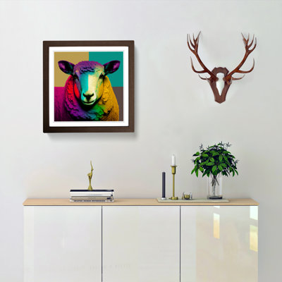 Sheep Pop - Framed Print