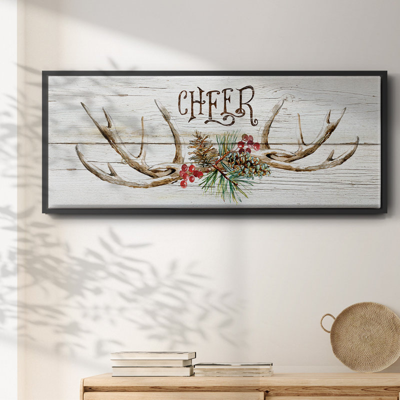 Rustic Cheer - toile encadrée