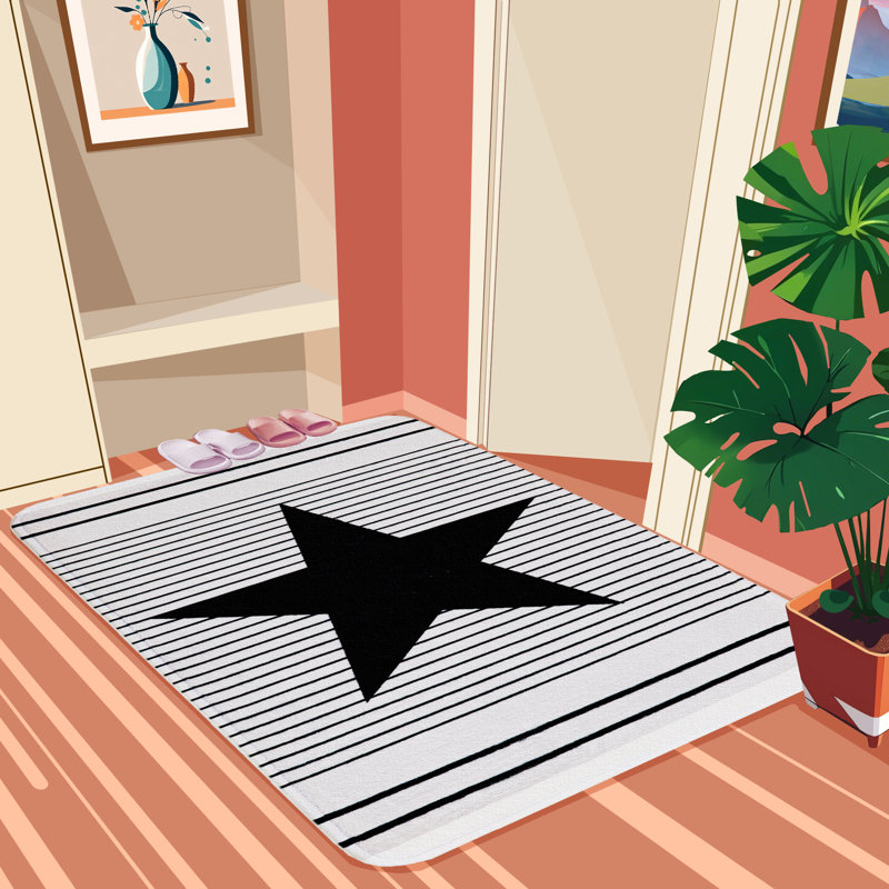 Jebreel Personalizable Indoor Doormat, 31.5'' W x 47.2'' L