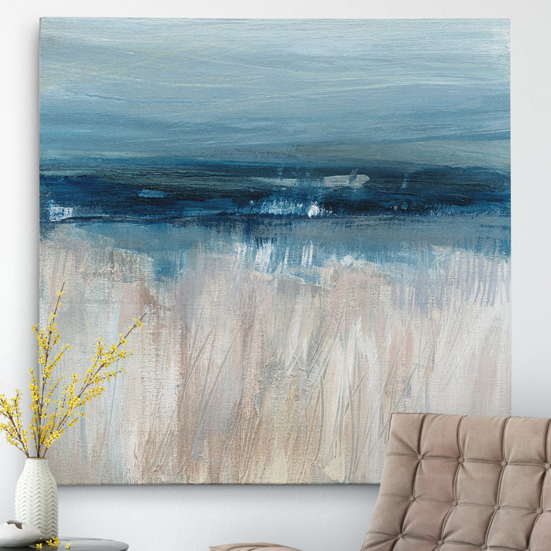 On the Severn II - reproduction d'art, H 40 po x l 40 po x P 1,5 po, Toile tendue