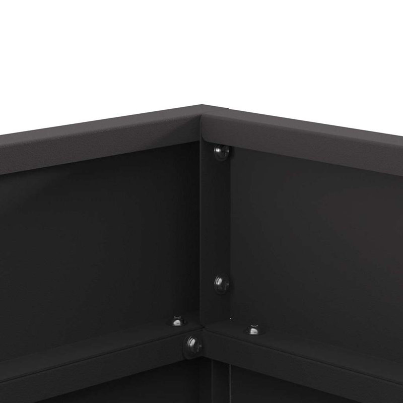 Deck Fire Pit, 38cm H x 50cm W x 50cm D, Black