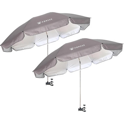 Parasol avec pince universelle et réglable