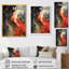Rouge et or feu de marbre IV - art mural abstrait-560681360-560681447