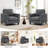Mid-Century Accent Chairs Featuring Wide Backrest-311153057